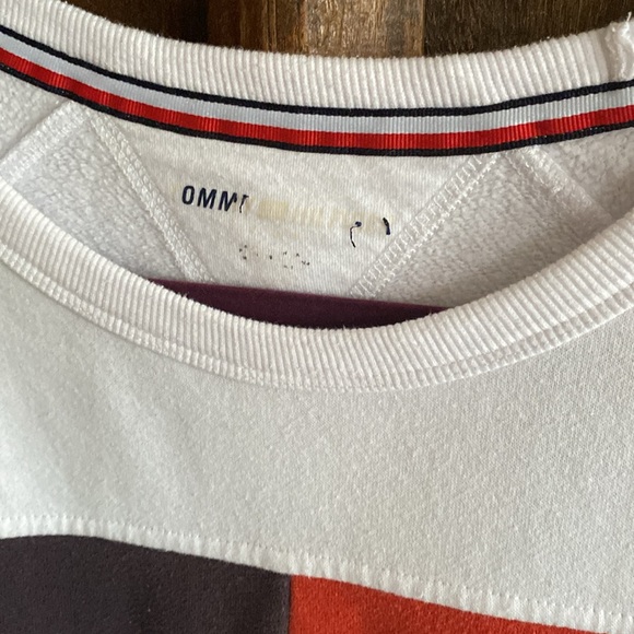 Vintage Hilfiger with logo boxy sweatshirt top, Y2K white - Picture 2 of 13